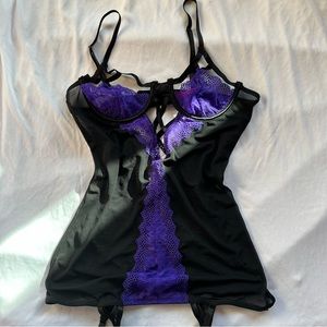 purple sexy lingerie